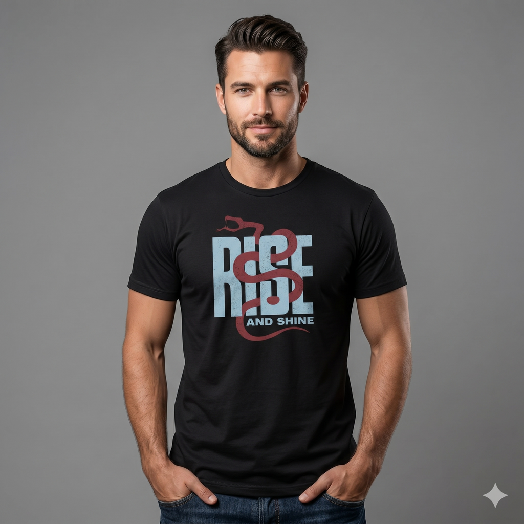 Rise & Shine Snake Graphic T-Shirt