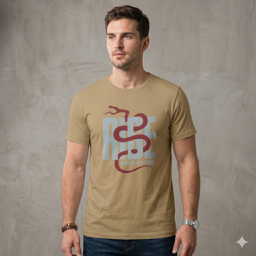 Rise & Shine Snake Graphic T-Shirt