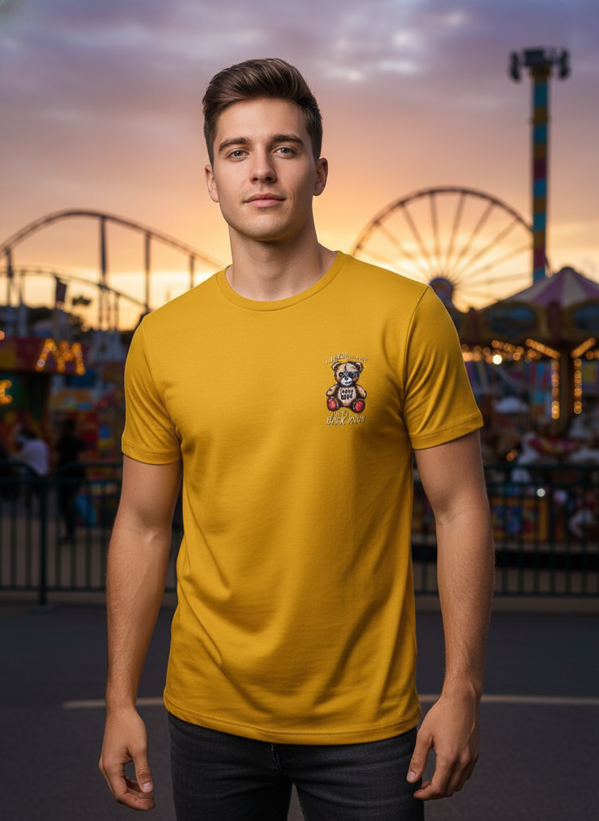No Looking Back T-Shirt, Dry fit Cloth, 120 GSM