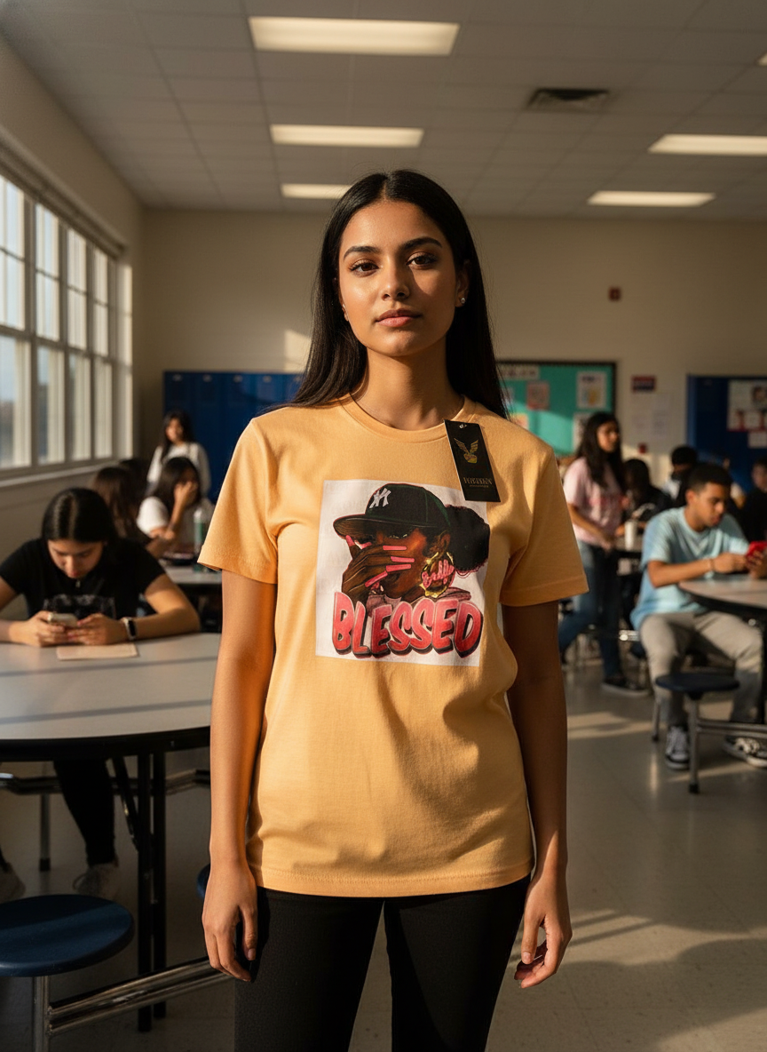 Urban Blessed Portrait T-Shirt
