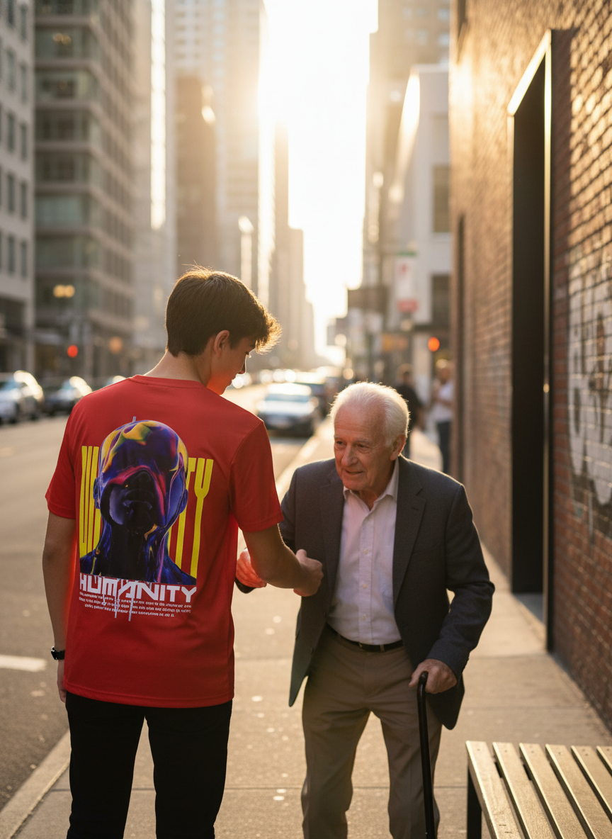 Urban Outlaw Cartoon Tee – Eat My Storyz Edition