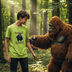 Urban Bigfoot Graphic T-Shirt, Dry Fit Cloth, 120 GSM - Image 2