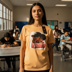 Urban Blessed Portrait T-Shirt - Image 2