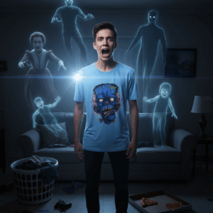 Haunted Scream Graphic T-Shirt