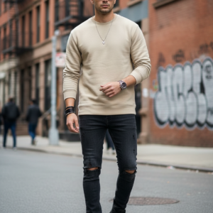 Bonded Waffle Sweatshirt 350 GSM - Image 13