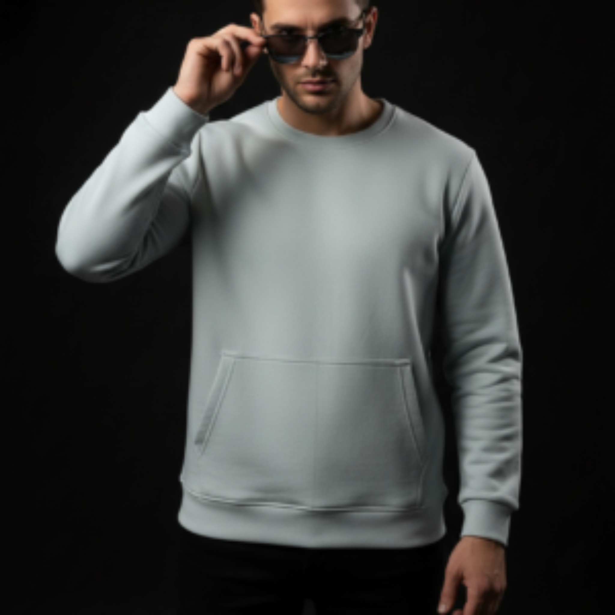 1 Bonded Waffle Sweatshirt 350 GSM - Image 1