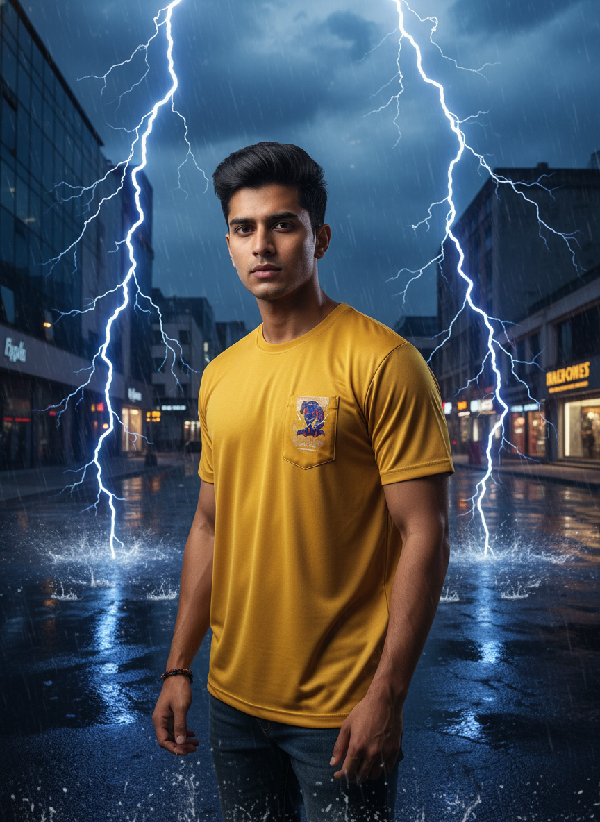 boltzor front final Boltzor – The Electric Panther T-Shirt - Image 1